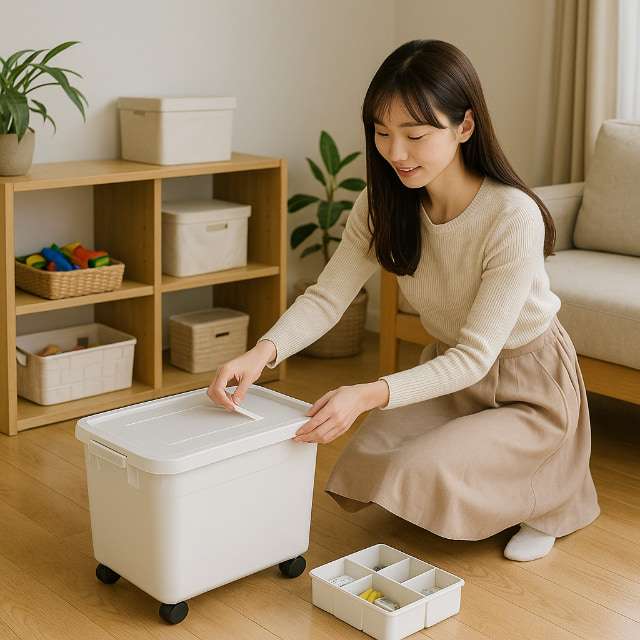 通気性カゴから圧縮袋・ベッド下収納まで！　片付けストレスを激減させる収納アイデア